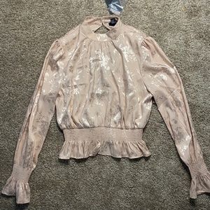 Forever 21 Pink Floral Blouse